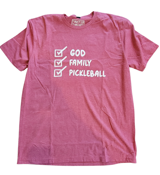 God Family Pickleball short sleeve t-shirt